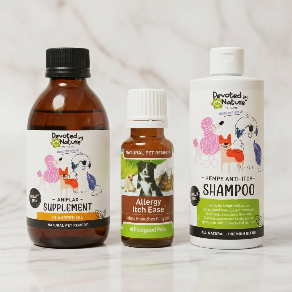 ZenEntle Inside-Out Anti-Itch Bundle for Dogs – Natural Itch Relief Kit