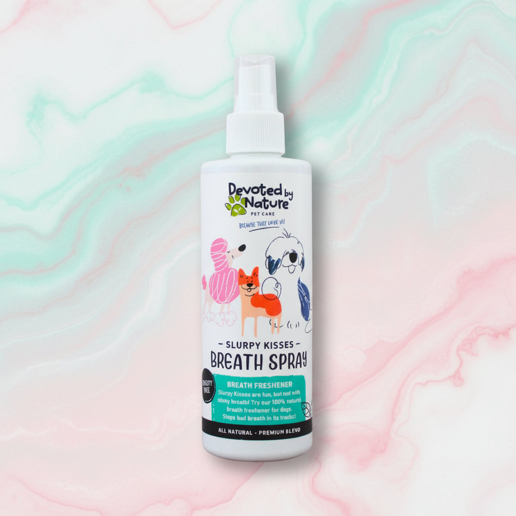Devoted By Nature | Slurpy Kisses Breath Spray for Dogs